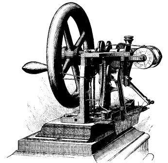 Picture of Elias Howe Sewing Machine